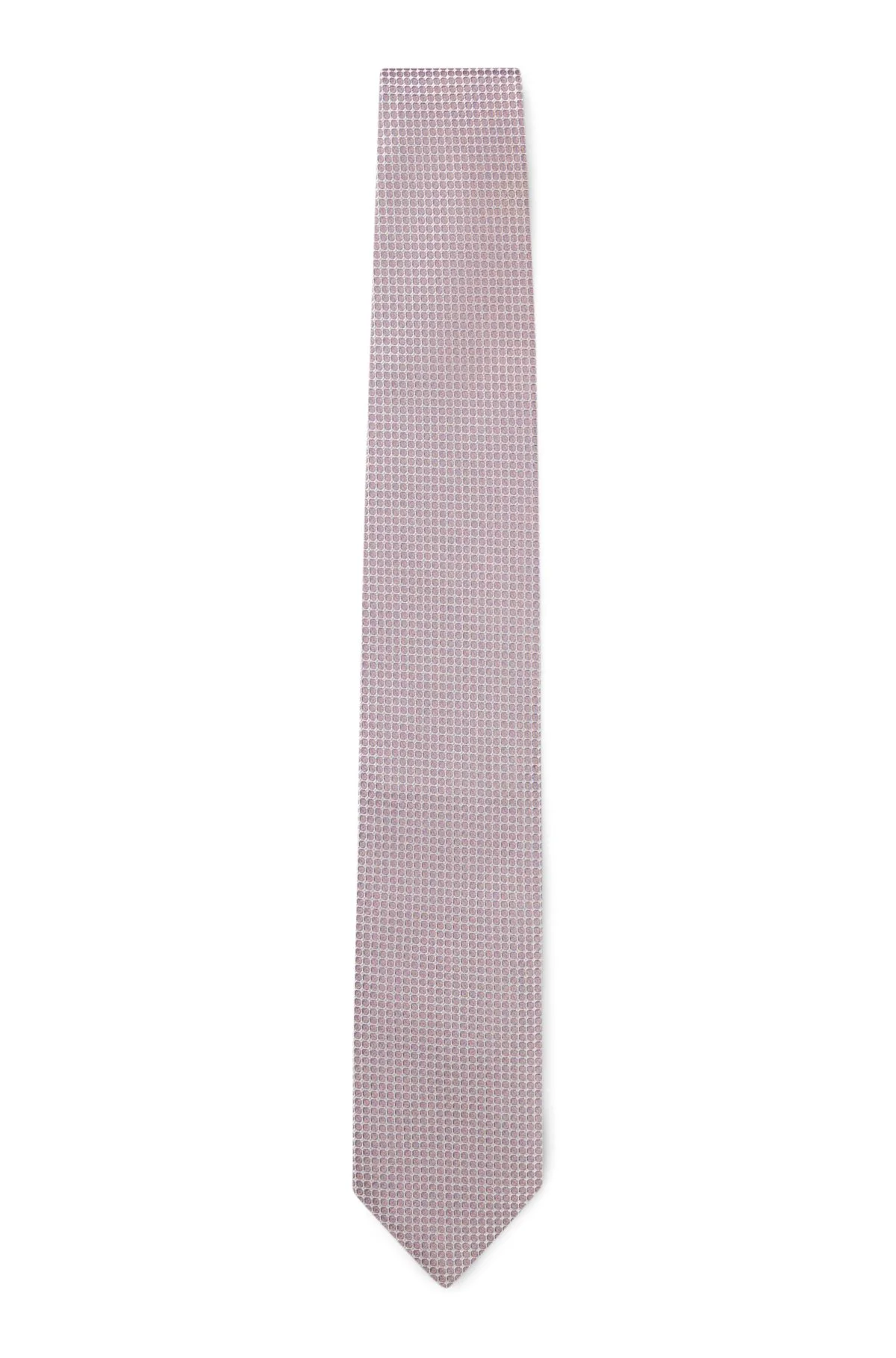 JACQUARD-PATTERN TIE IN SILK - 1