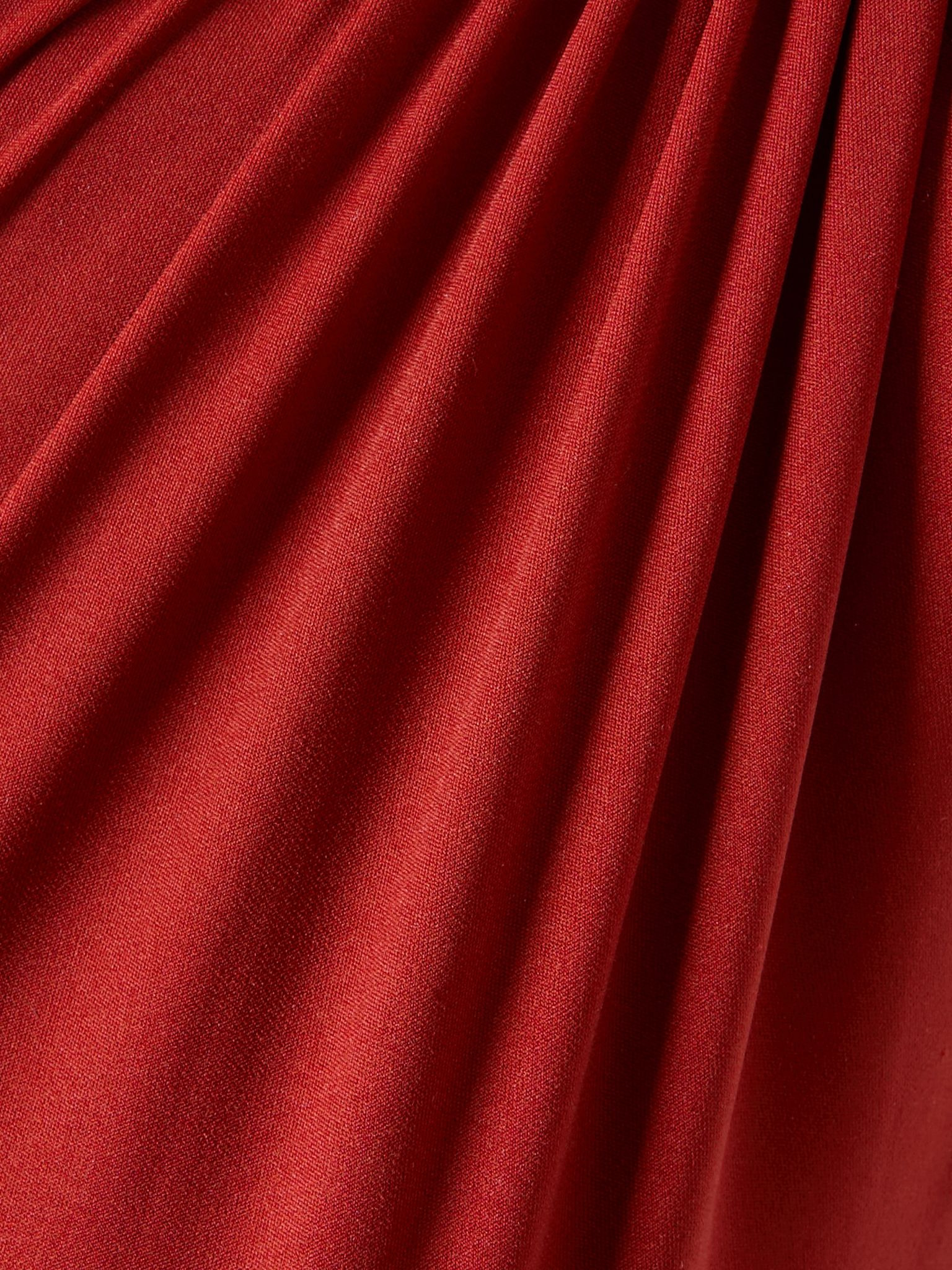 One-shoulder embellished swimsuit Red - 4