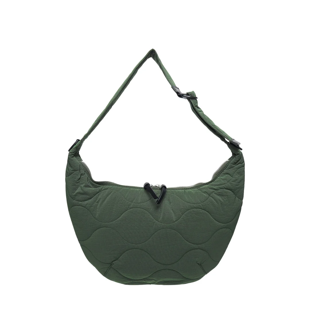 Nylon Ripstop Quilted Crossbody Bag - 1