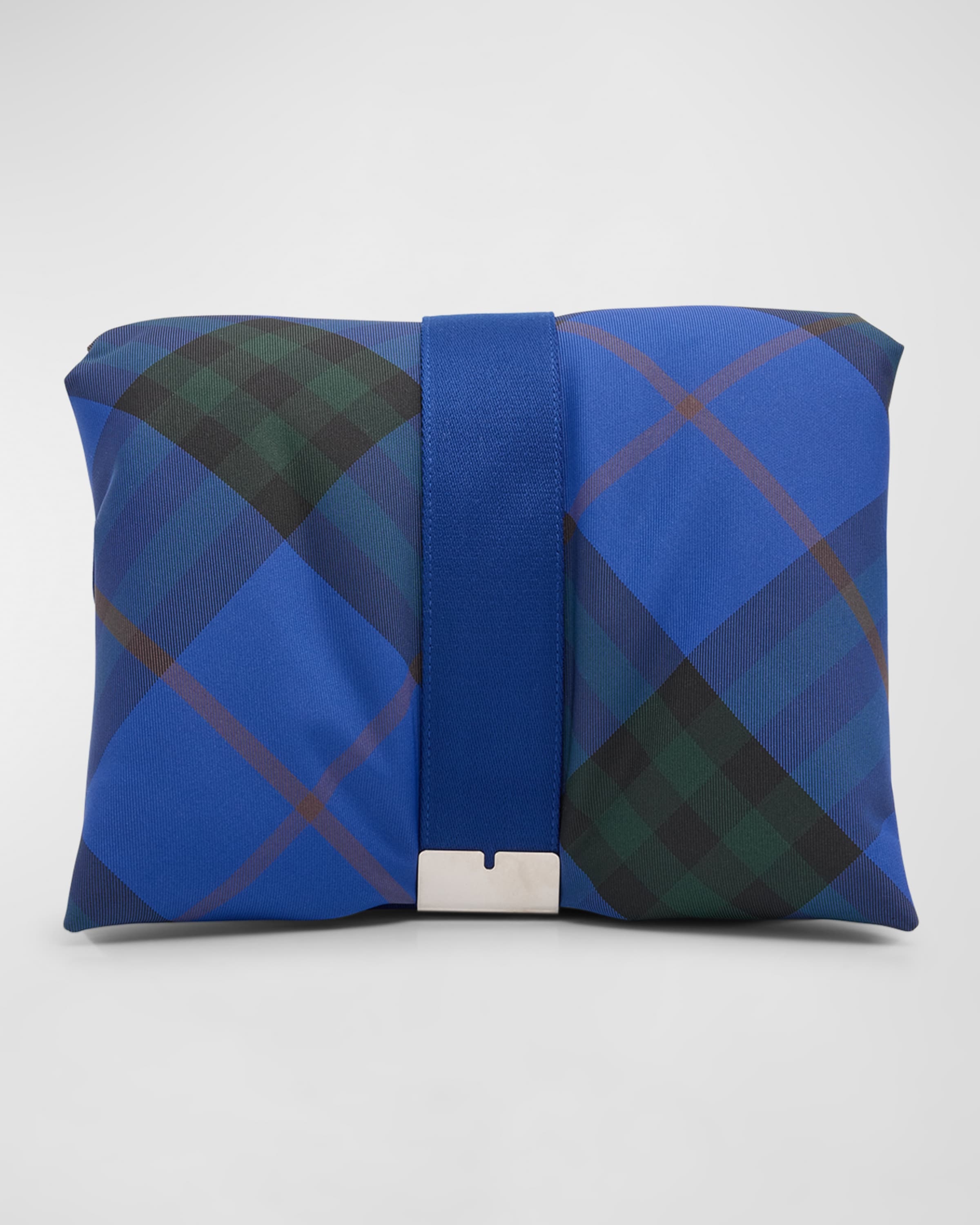 Men's Check Pillow Crossbody Bag - 1