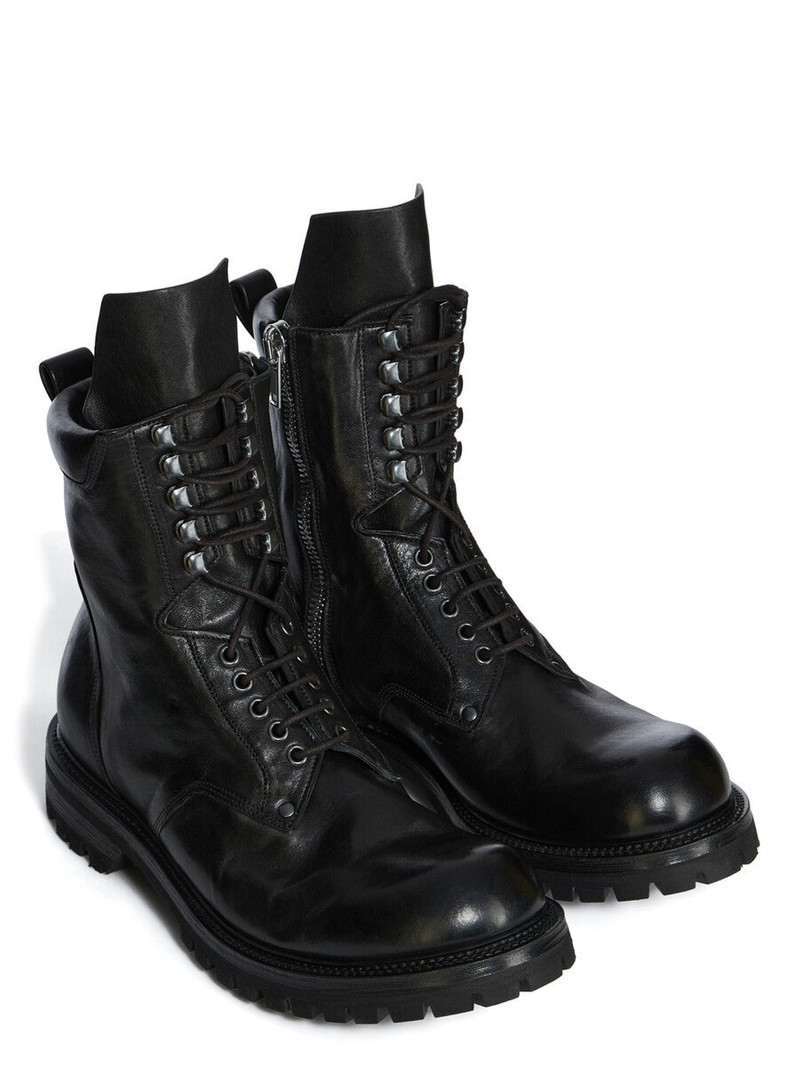 Leather Boots Black 6