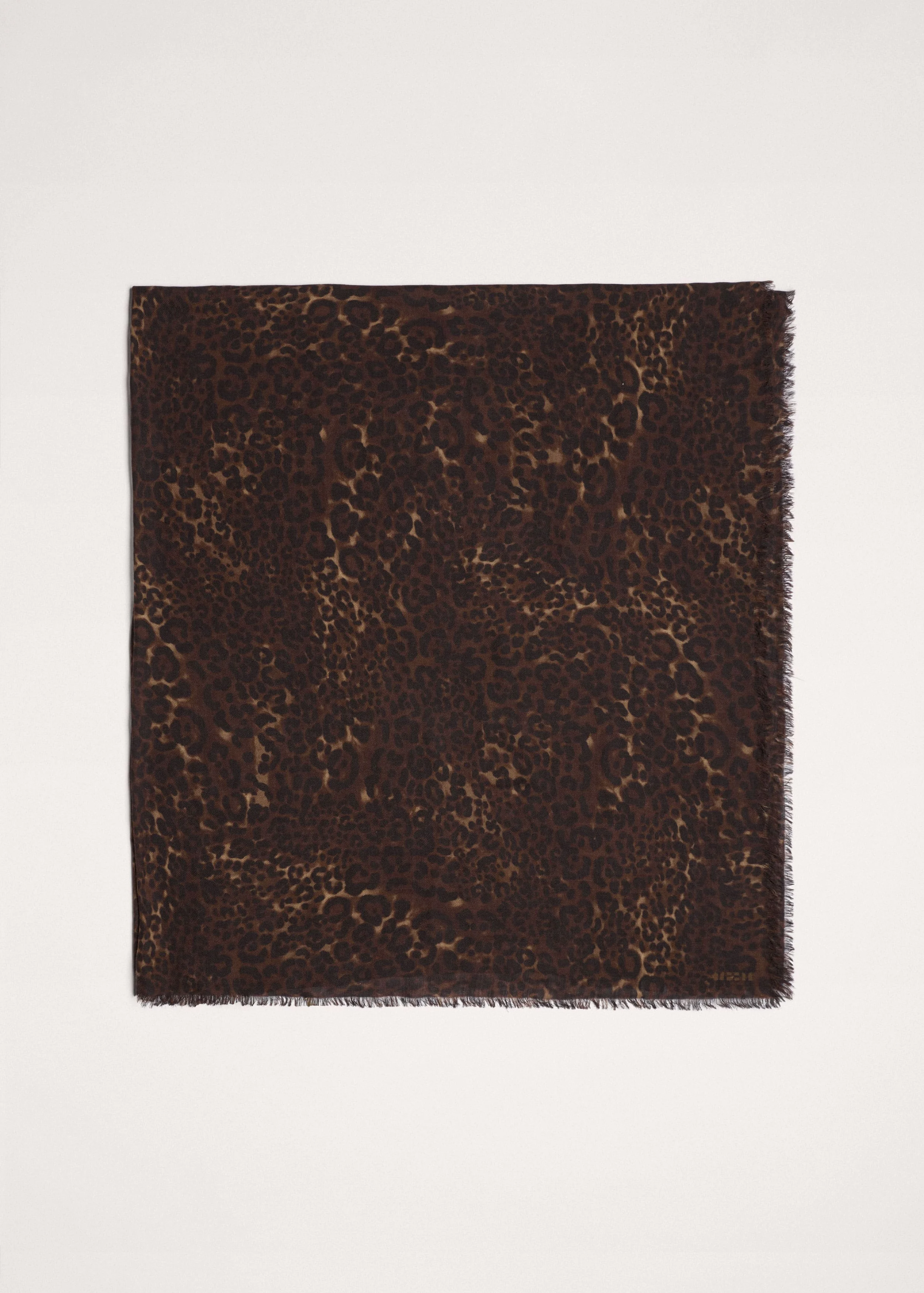Oversized Leopard Scarf - 1