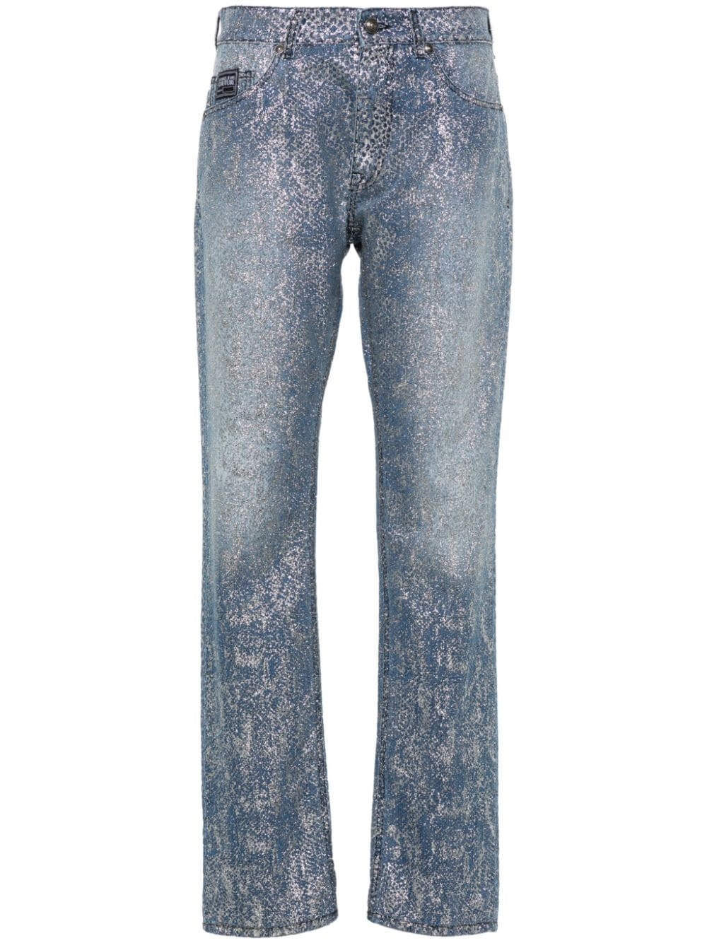 mid-rise slim-fit jeans - 1