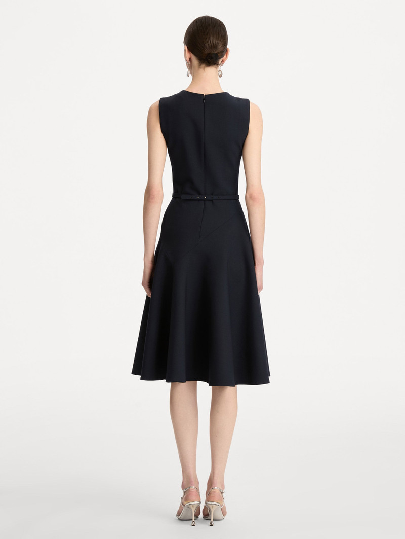 FLORAL BELT SLEEVELESS DRESS 3