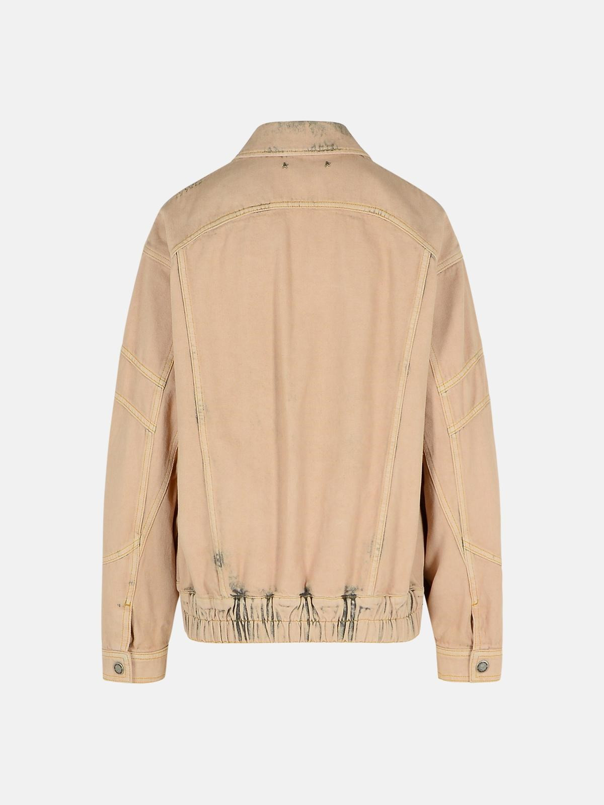 'NANCY' PINK COTTON BOMBER JACKET - 3