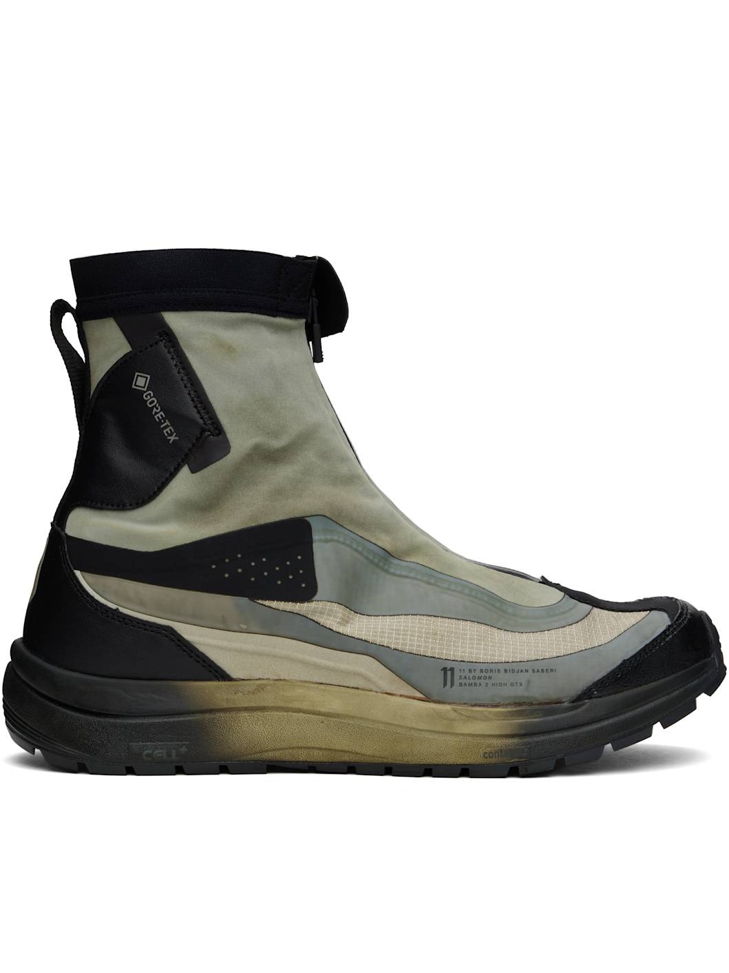 Black & Green Salomon Edition Bamba 2 High GTX V2 Sneakers - 1