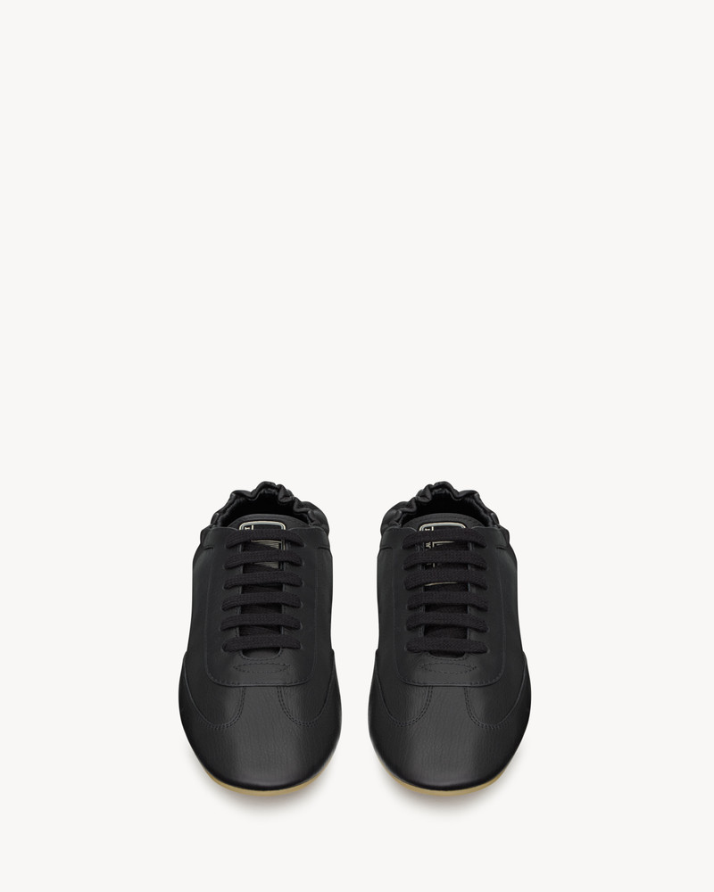 SAINT LAURENT LEWIS SNEAKERS IN GRAINED LEATHER outlook