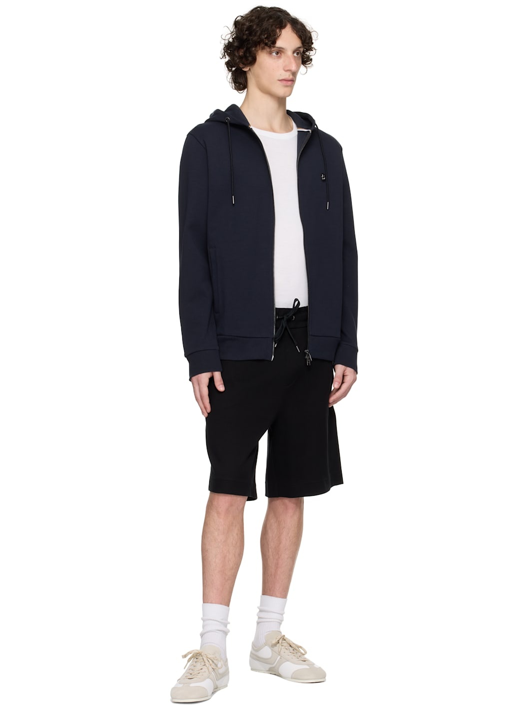 Navy Zip Hoodie - 4