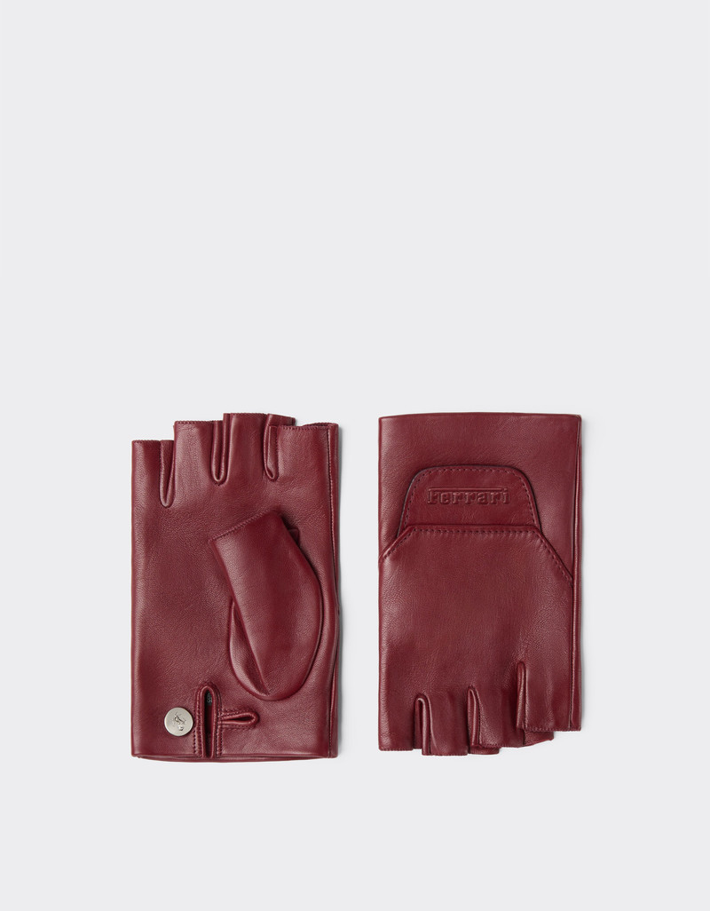 Fingerless leather gloves 1