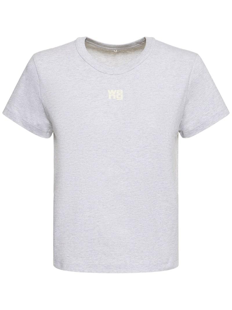 Essential shrunk cotton jersey t-shirt - 1