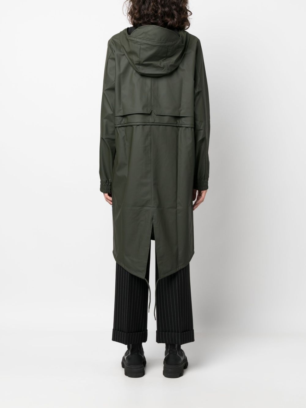 RAINS String hooded parka coat | REVERSIBLE