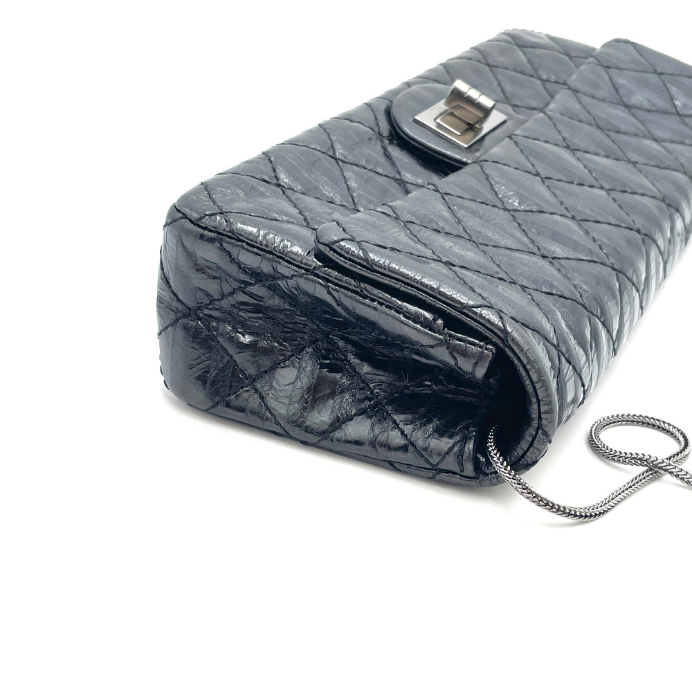 Chanel No. 12 Black 2.55 Baguette Bag - 9