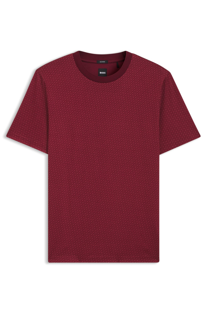MERCERISED-COTTON T-SHIRT WITH TWO-TONE MONOGRAMS 1