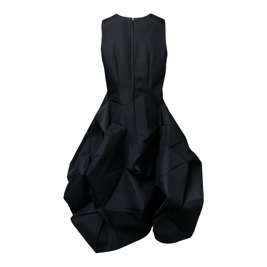 Polyester Tropical Structural Dress - 2