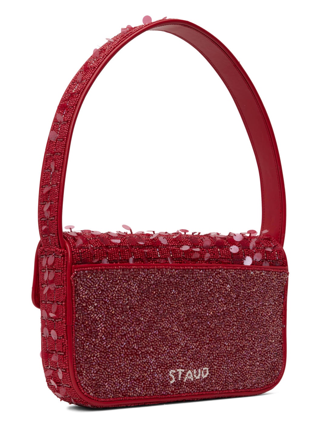 Red Tommy Beaded Bag - 3