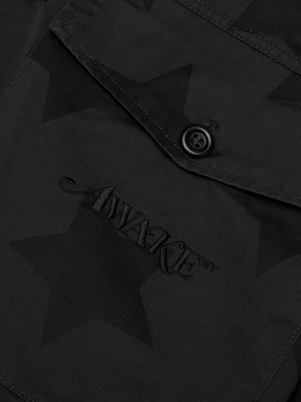 star-print hooded jacket - 5