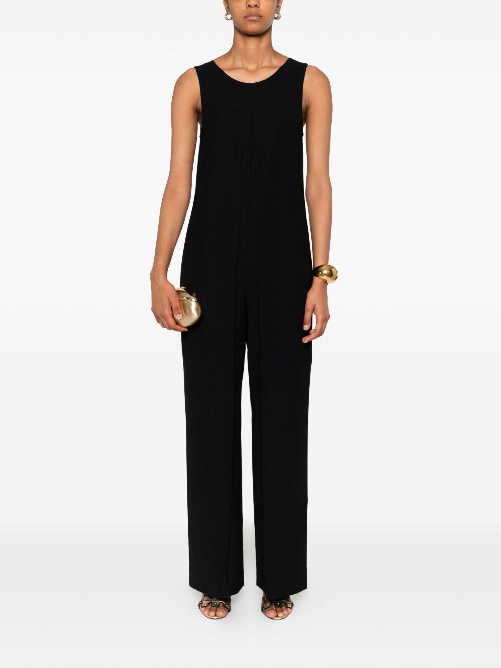 Sleeveless Long Jumpsuit - 5