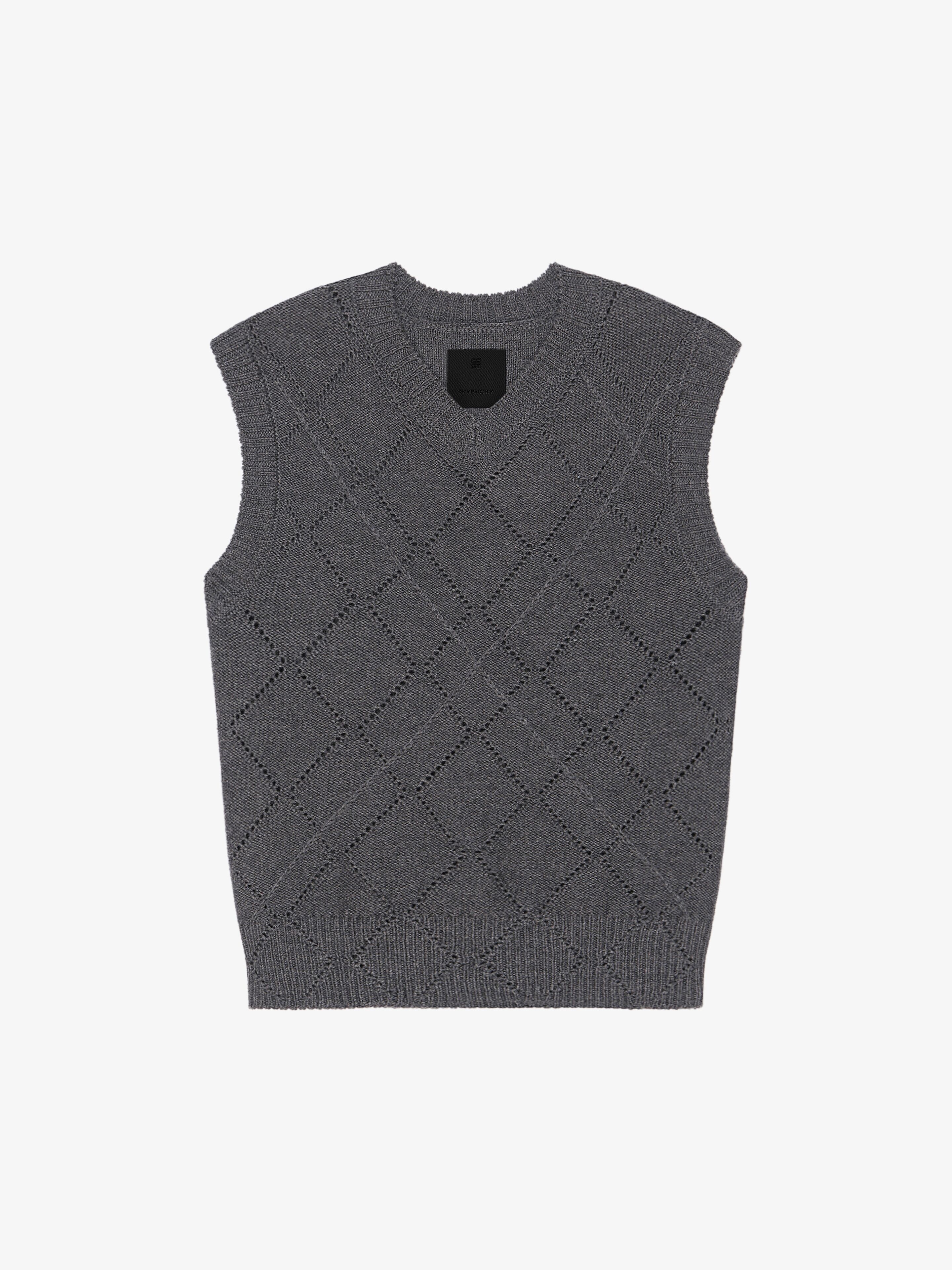 CROPPED SWEATER IN WOOL - 1