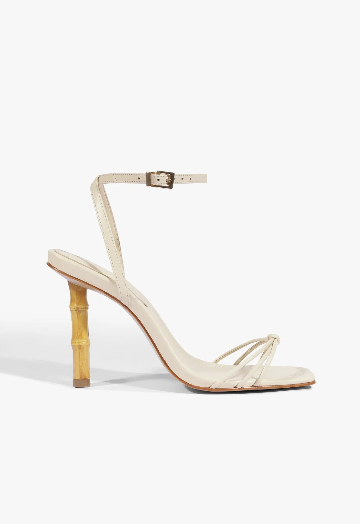 Haven Bamboo Leather Stiletto Sandal - 1