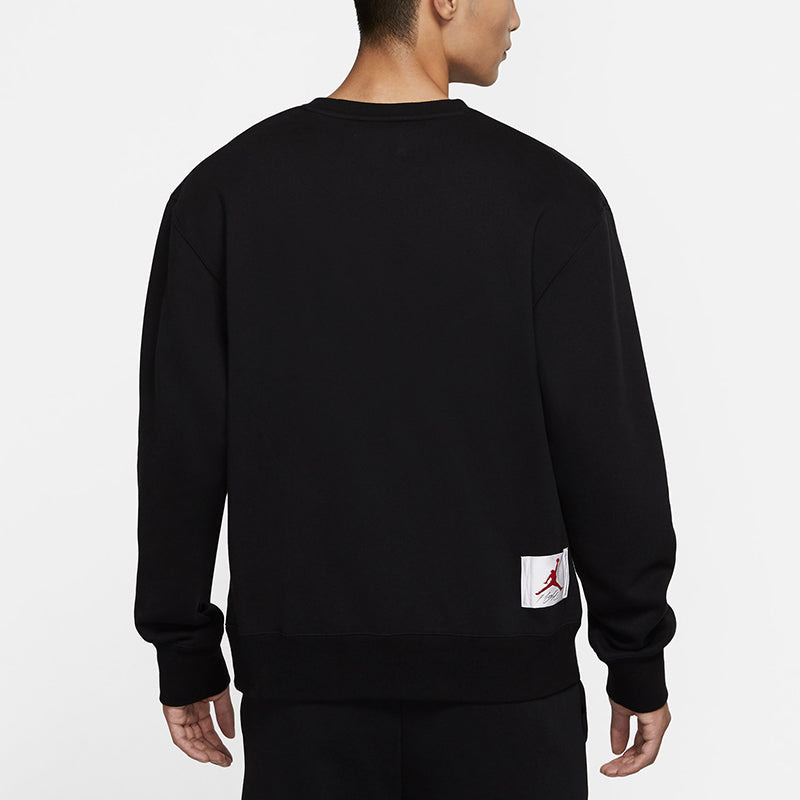 Air Jordan Flight MENS Print Crew-neck Sports Black CZ8265-010 - 5