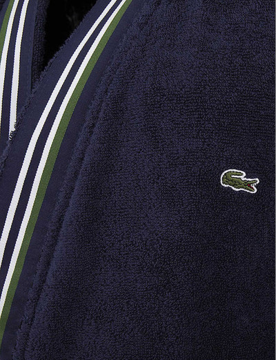 LACOSTE Marine organic cotton bath robe outlook
