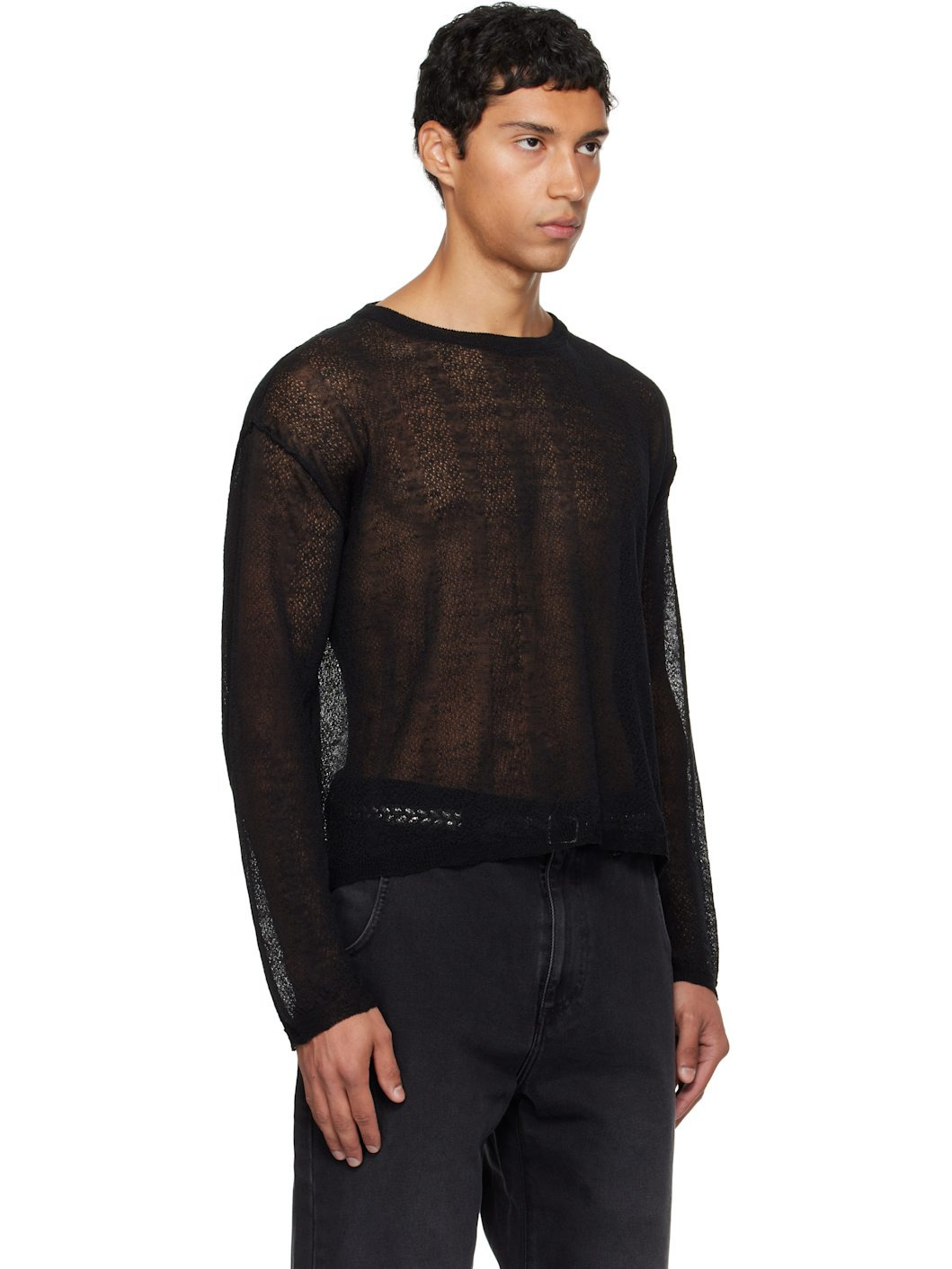 Black Companion Sweater - 2