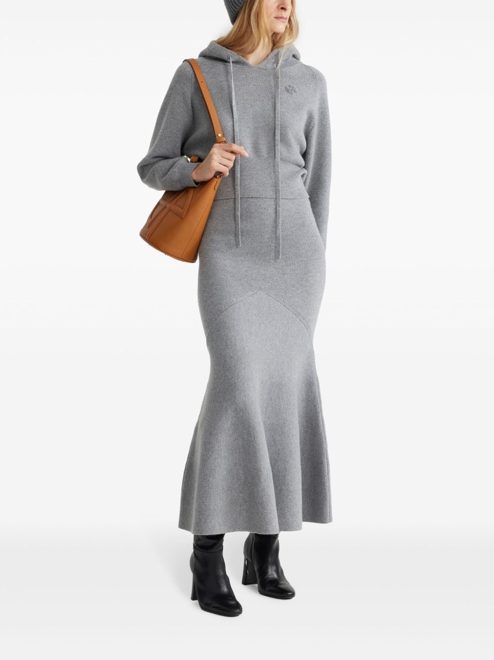 wool peplum skirt - 2