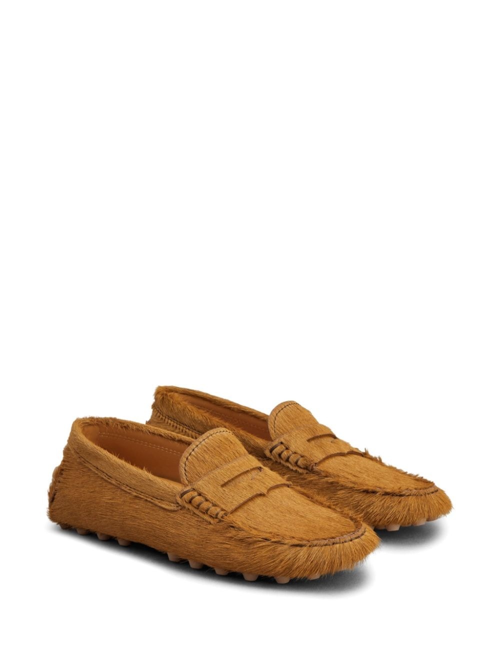 Gommino calf-hair loafers - 2