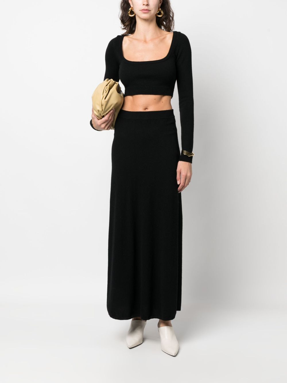 wool maxi skirt - 2