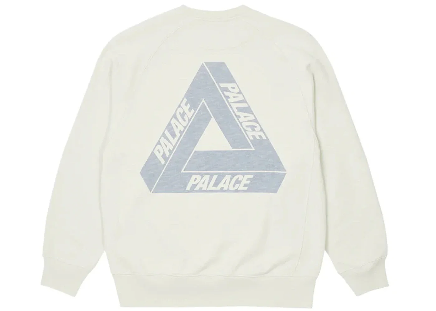 Palace Tri-Ferg Slub Crew White - 1