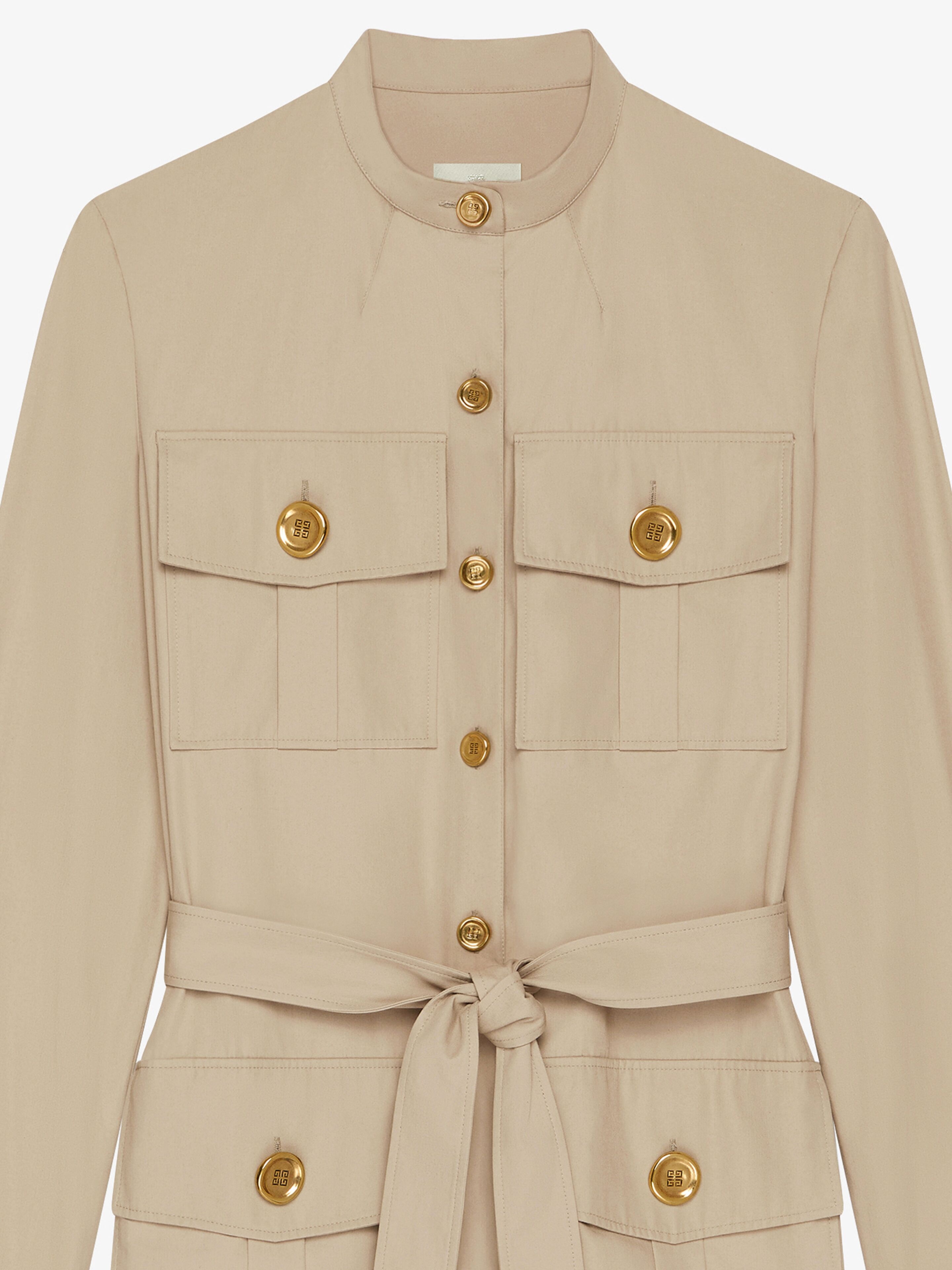 ワンピース GIVENCHY SAFARI POPELINE DRESS Givenchy SAFARI DRESS IN POPLIN | REVERSIBLE
