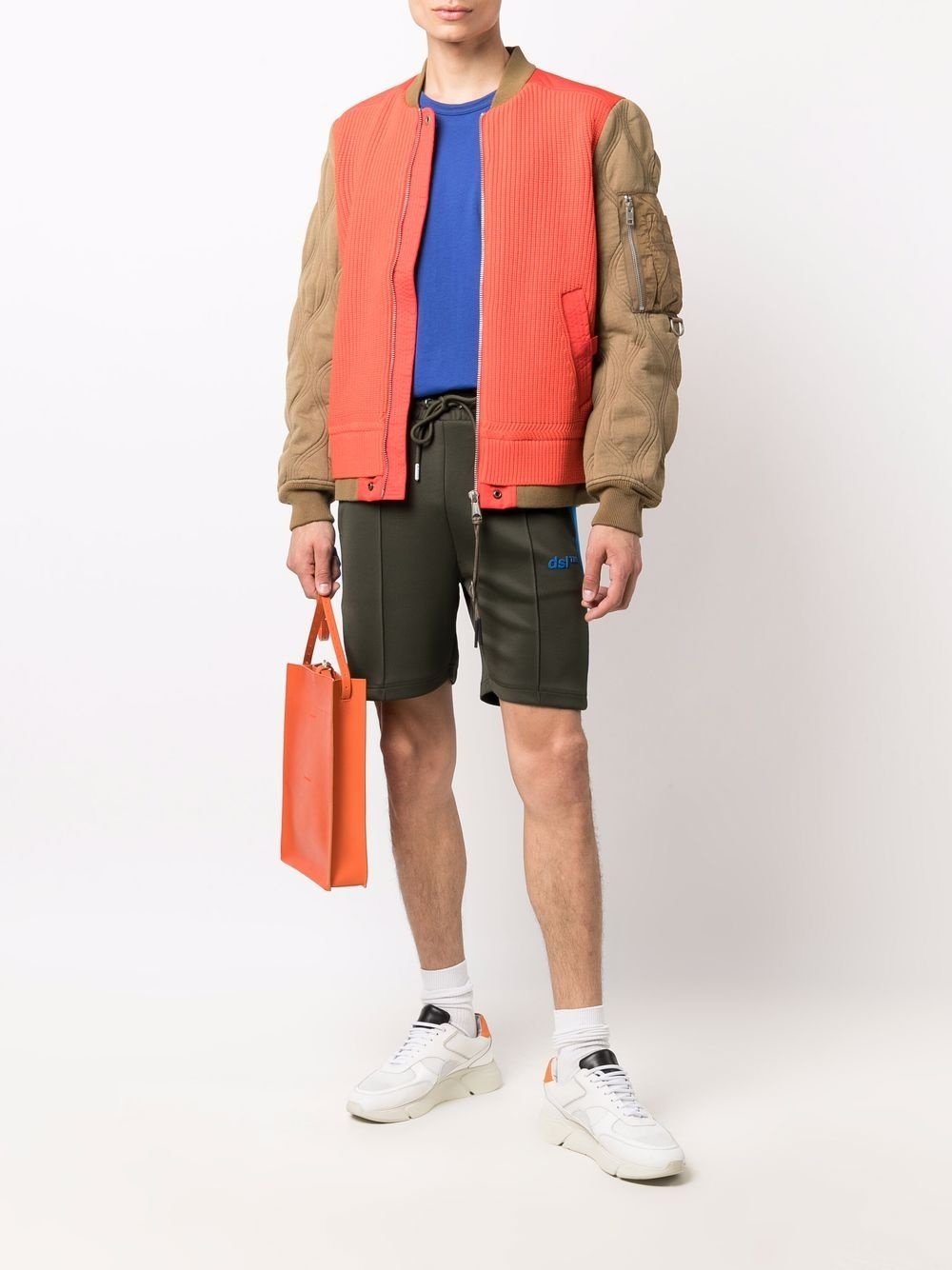 panelled bomber jacket - 2