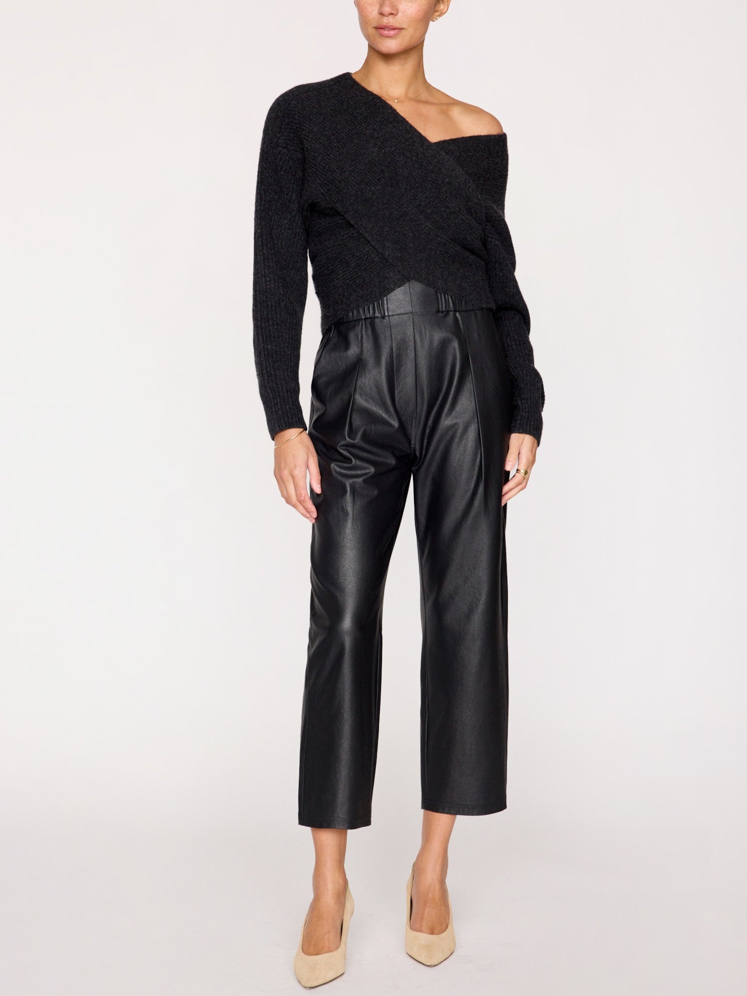 The Hughes Wrap Front Sweater - 7