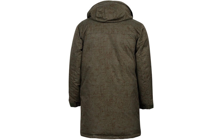 Converse Mid-length Printed Sideline Down Jacket 'Olive Green' 10007260-A01 - 2