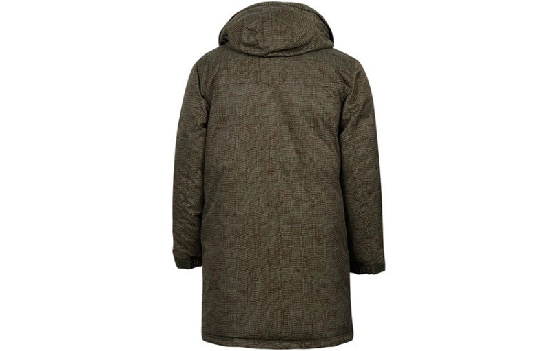 Converse Converse Mid-length Printed Sideline Down Jacket 'Olive Green' 10007260-A01 outlook