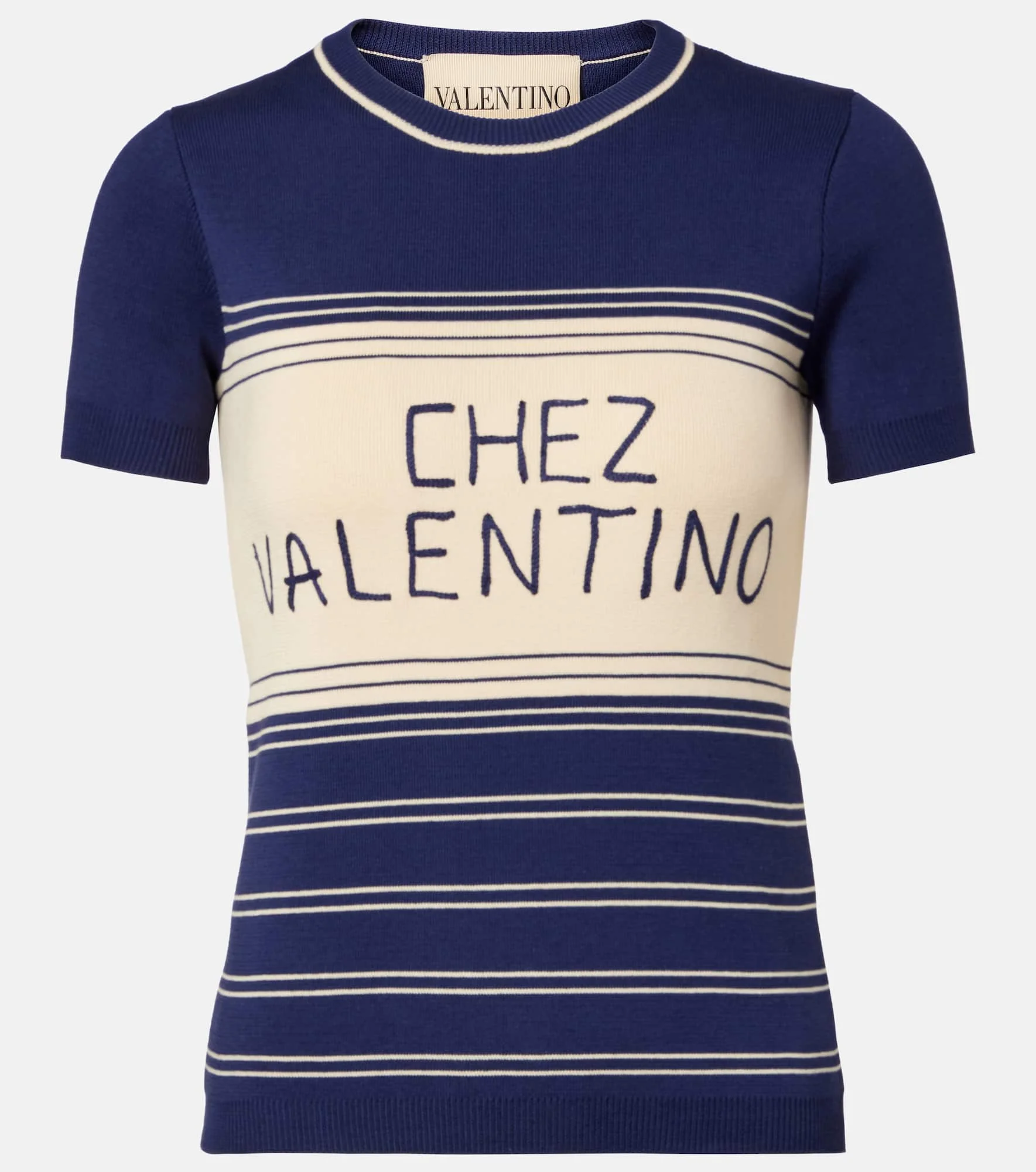 Chez Valentino cotton T-shirt - 1