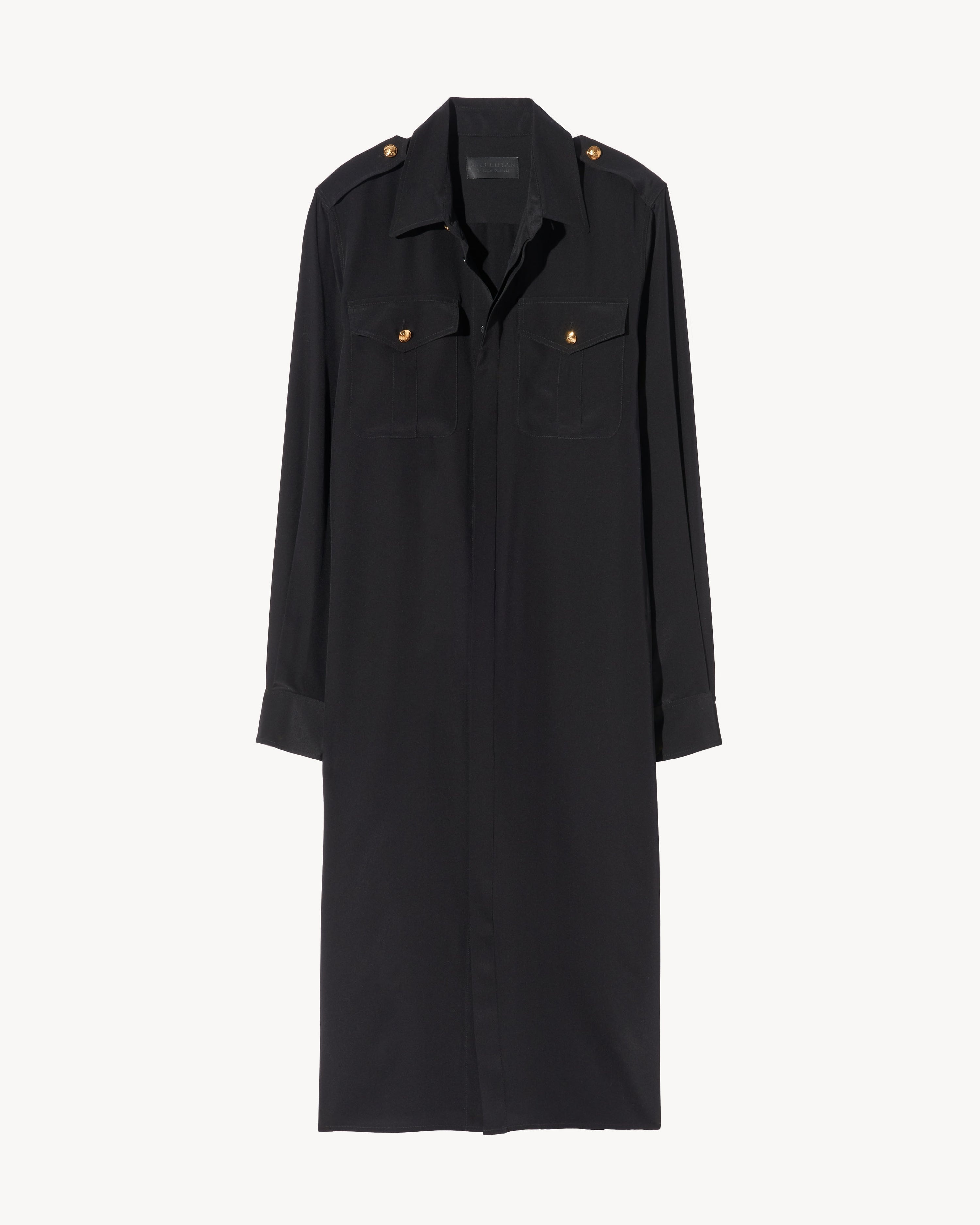 ADELAIDE SILK SHIRT DRESS - 1