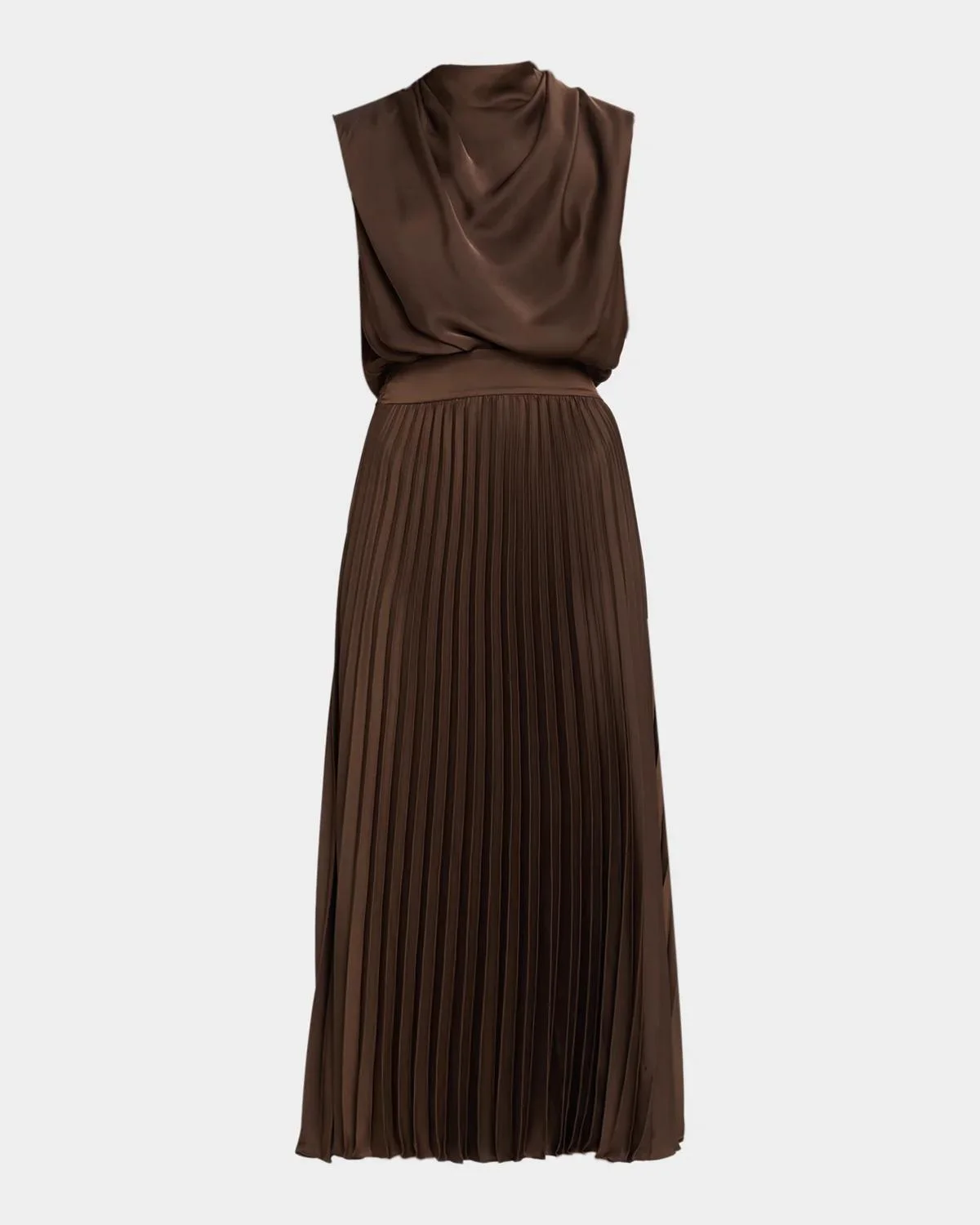 Farah Satin Midi Dress - 1