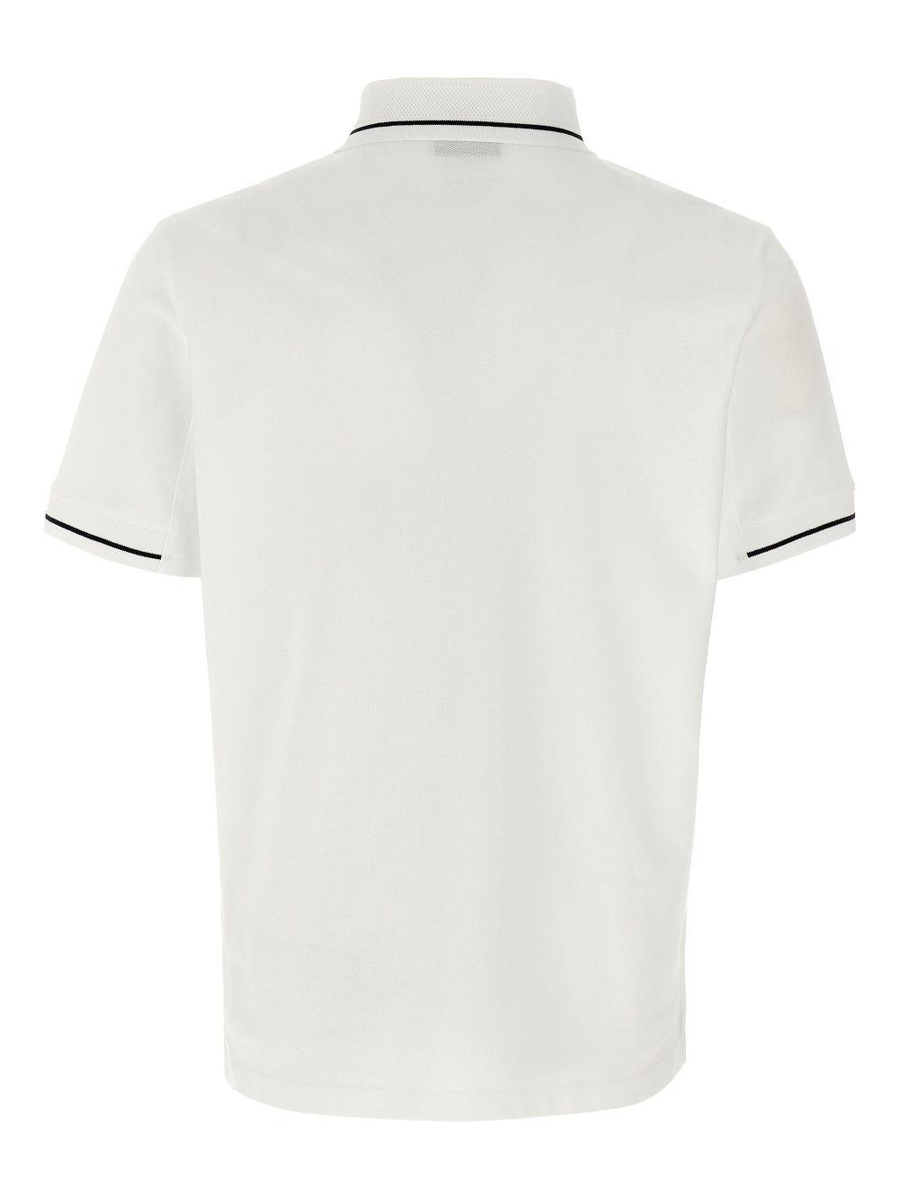 logo-patch polo shirt - 2