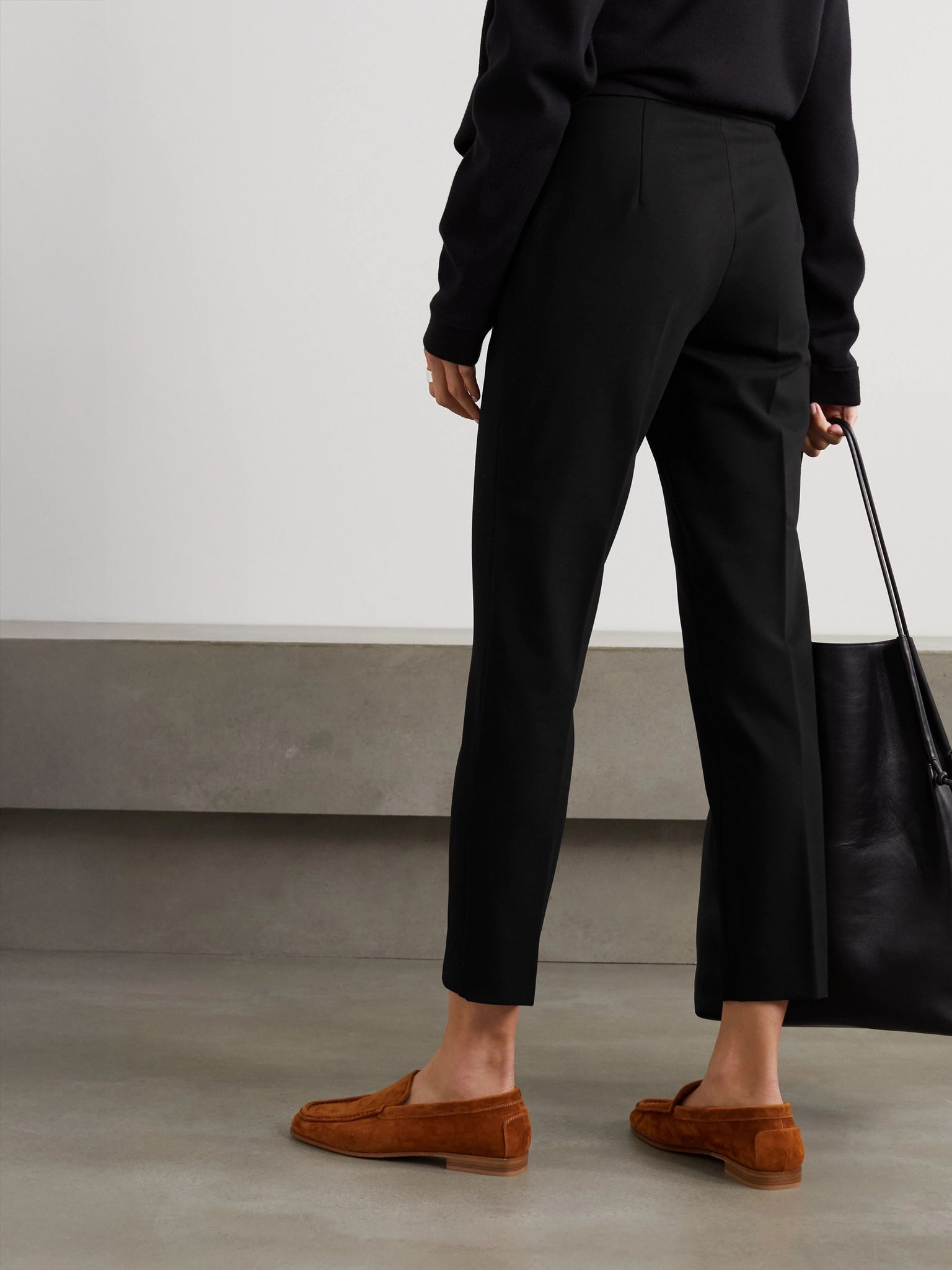 Pegno cady straight-leg pants Black - 3