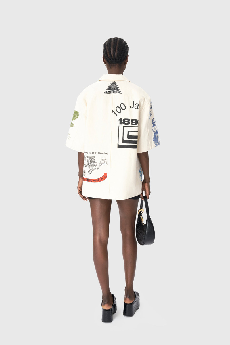 Upcycled Tote Bags Bowling Shirt 5