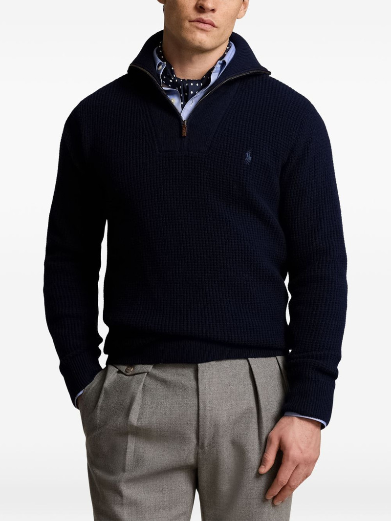 zip knit sweater 3