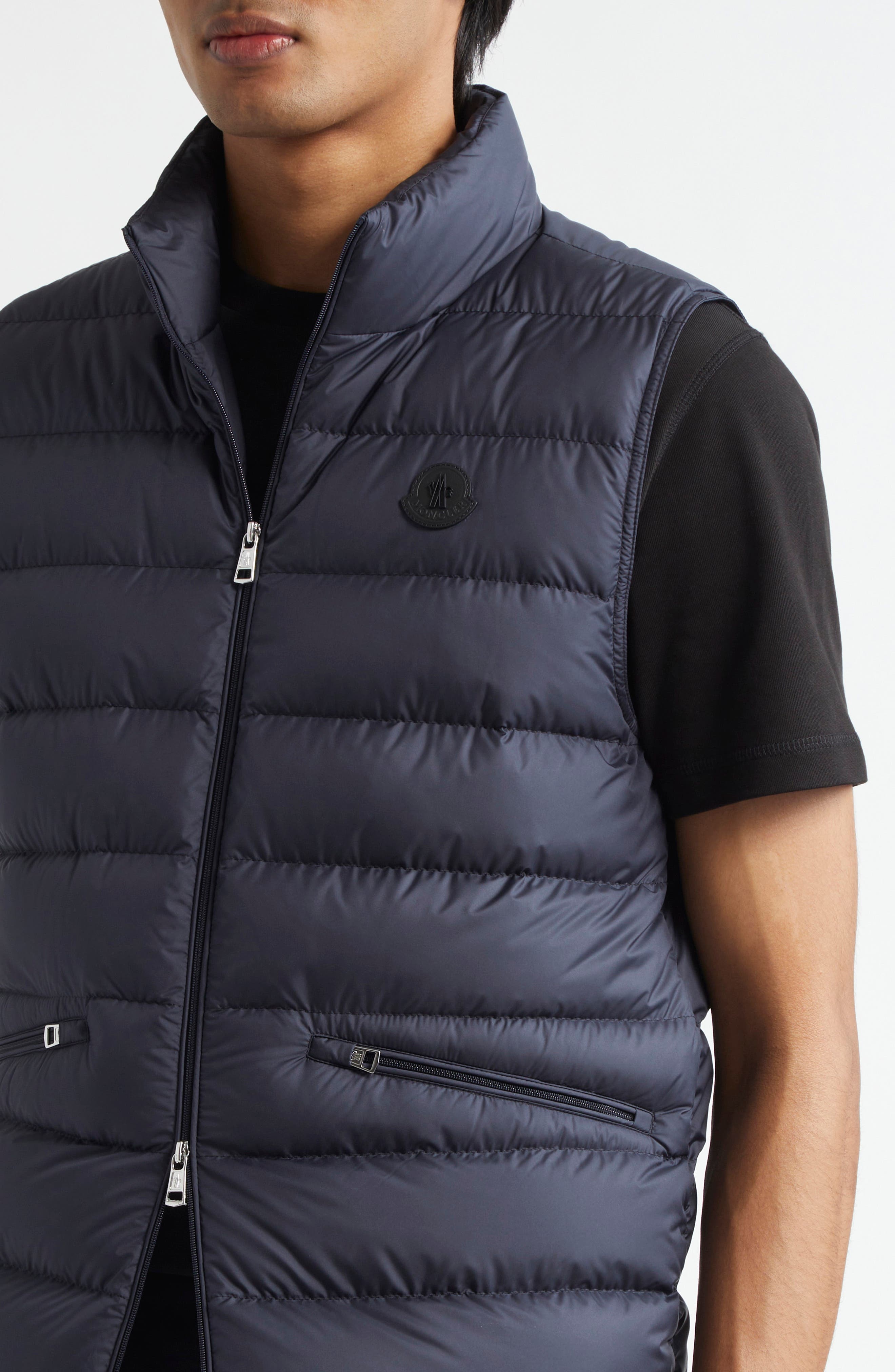Moncler Lechtal Down Puffer Vest in Night Sky at Nordstrom - 5