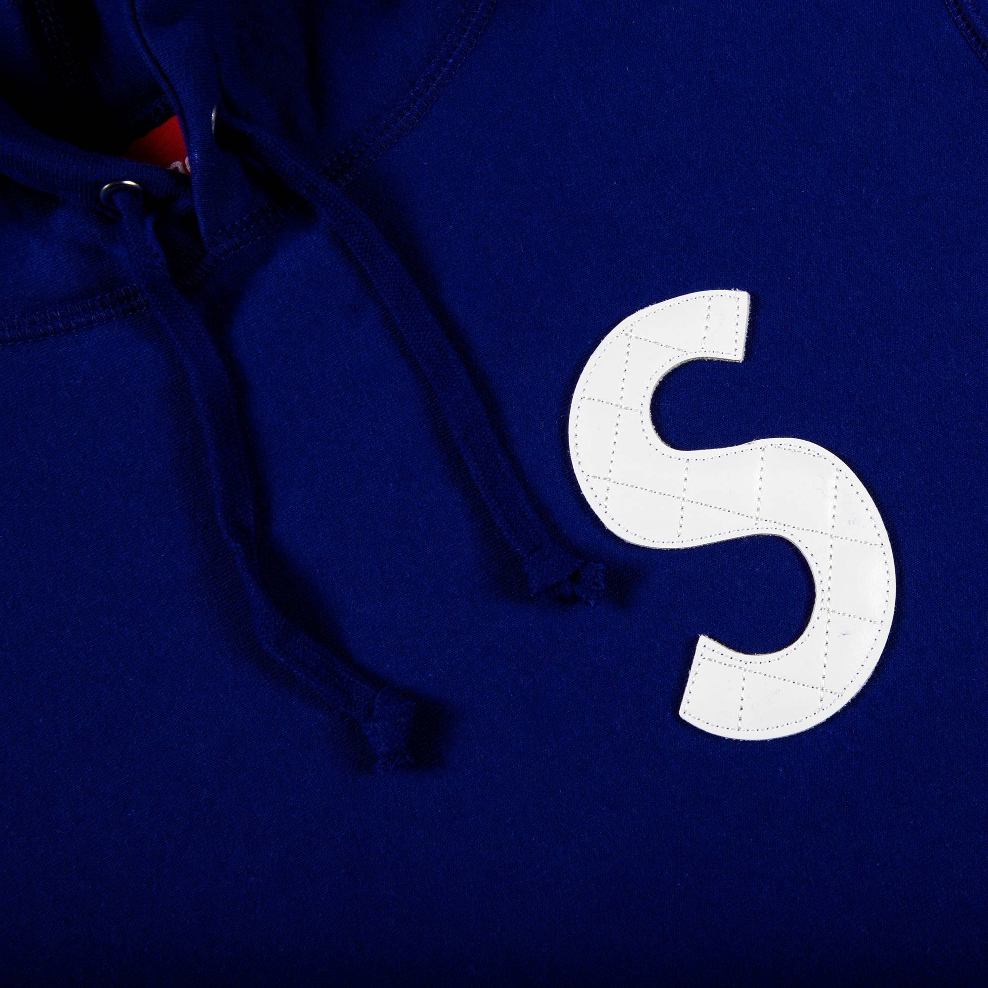 Supreme S Logo Hooded Sweatshirt 'Dark Royal' - 2