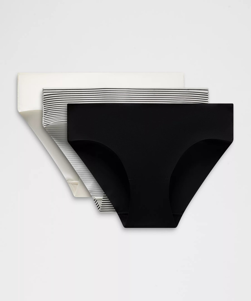 InvisiWear Mid-Rise Bikini Underwear *3 Pack 1