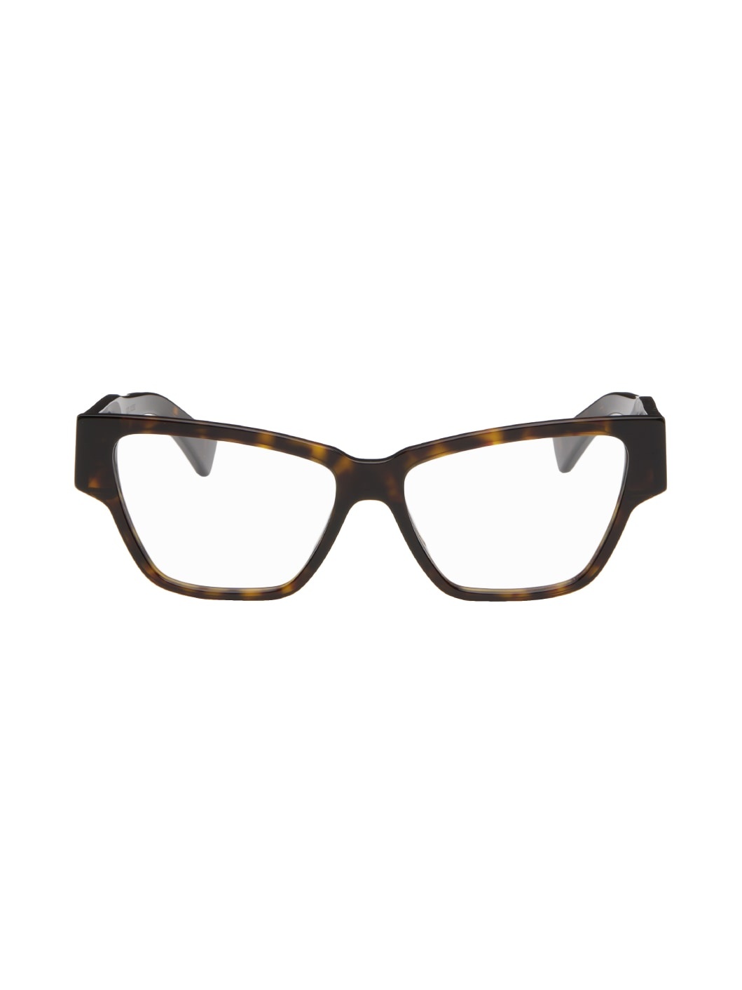 Brown Cat-Eye Glasses - 1