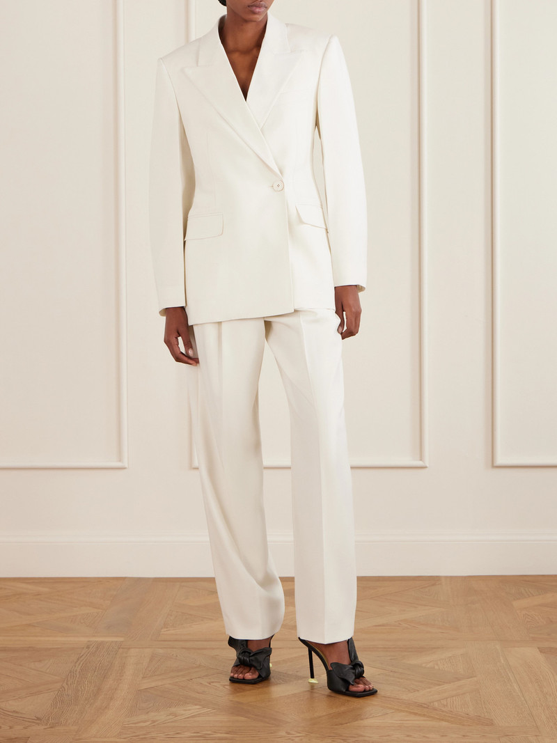 Givenchy Pleated Grain De Poudre Wool And Mohair-blend Wide-leg Pants outlook