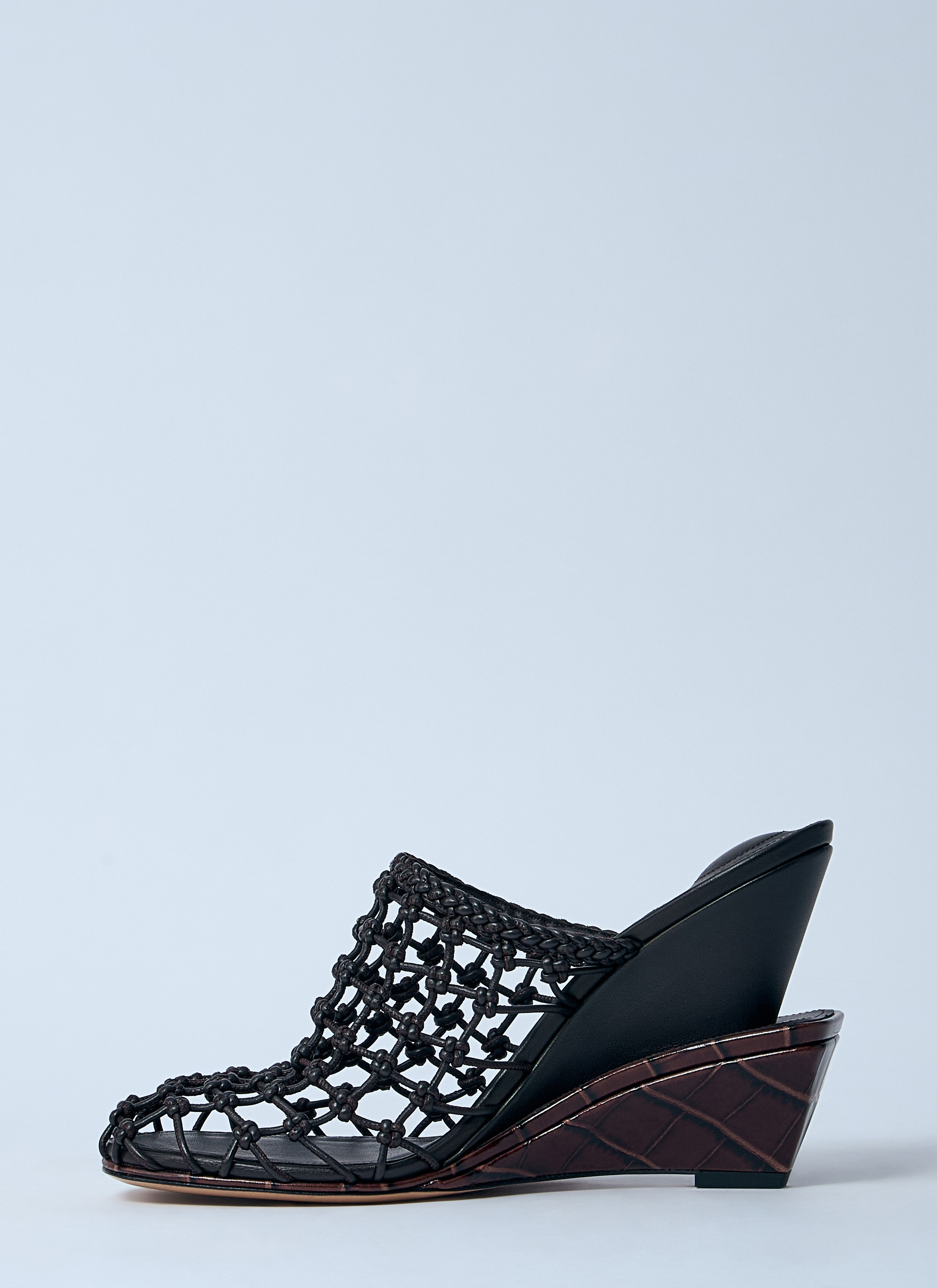 Les Doubles Tressées Wedge Sandals - 4