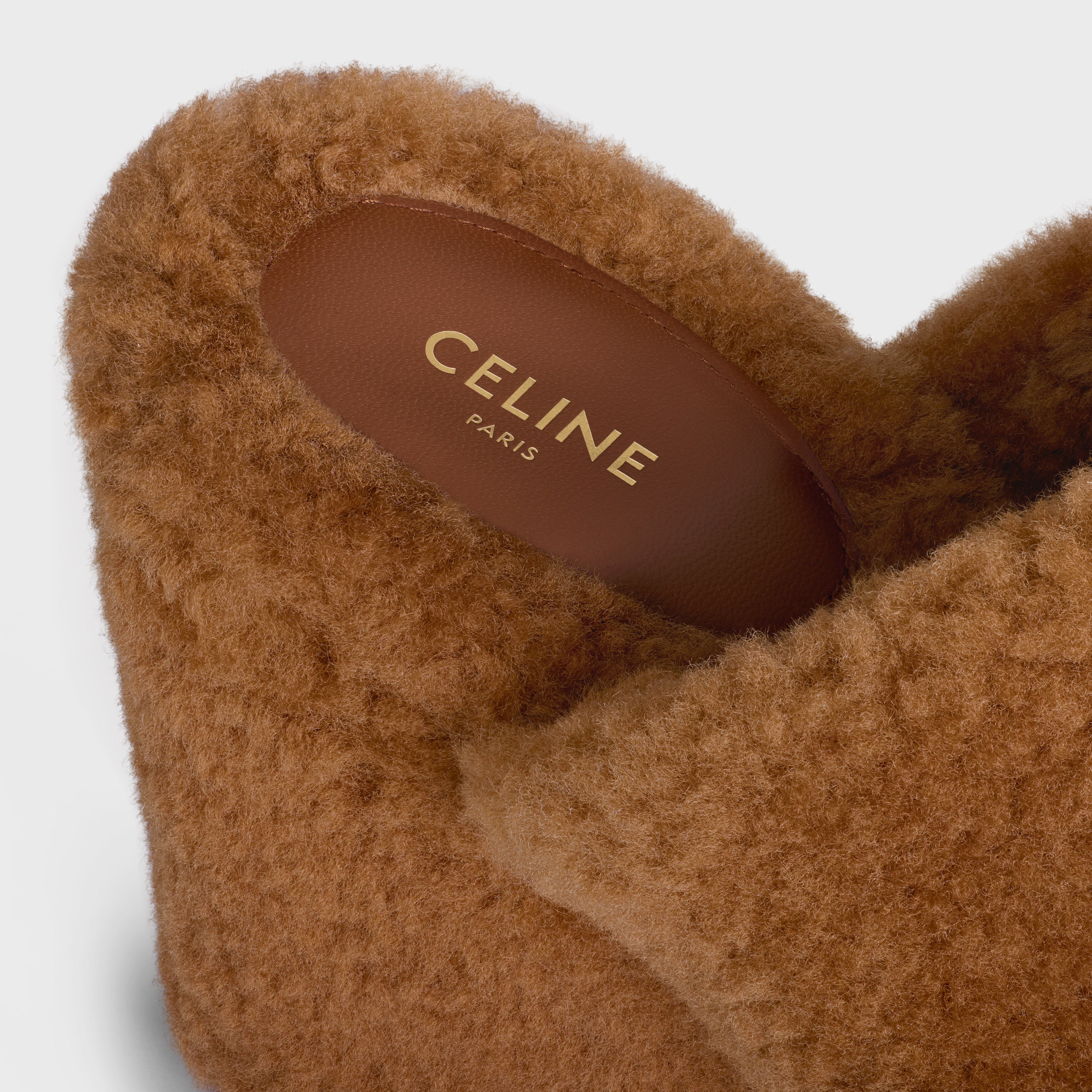 CELINE ELENA MULE in SHEARLING - 5