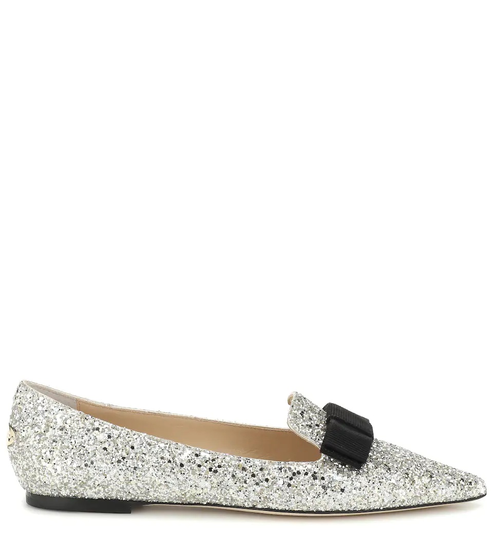 Gala glitter ballet flats - 4